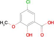 5-Chloro-2-hydroxy-3-methoxybenzoic acid