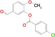 5-Formyl-2-methoxyphenyl 4-chlorobenzoate