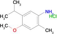 5-Isopropyl-4-methoxy-2-methylaniline hydrochloride