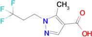 5-Methyl-1-(3,3,3-trifluoropropyl)-1H-pyrazole-4-carboxylic acid