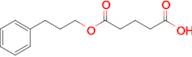 5-Oxo-5-(3-phenylpropoxy)pentanoic acid