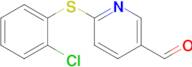 6-((2-Chlorophenyl)thio)nicotinaldehyde
