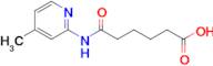 6-((4-Methylpyridin-2-yl)amino)-6-oxohexanoic acid