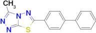 6-([1,1'-Biphenyl]-4-yl)-3-methyl-[1,2,4]triazolo[3,4-b][1,3,4]thiadiazole