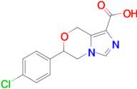 6-(4-Chlorophenyl)-5,6-dihydro-8H-imidazo[5,1-c][1,4]oxazine-1-carboxylic acid