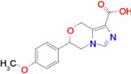 6-(4-Methoxyphenyl)-5,6-dihydro-8H-imidazo[5,1-c][1,4]oxazine-1-carboxylic acid