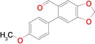 6-(4-Methoxyphenyl)benzo[d][1,3]dioxole-5-carbaldehyde