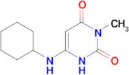 6-(Cyclohexylamino)-3-methylpyrimidine-2,4(1H,3H)-dione