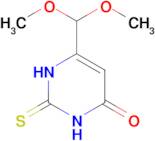 6-(dimethoxymethyl)-2-sulfanylidene-1,2,3,4-tetrahydropyrimidin-4-one