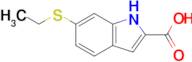 6-(Ethylthio)-1H-indole-2-carboxylic acid
