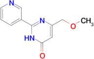 6-(methoxymethyl)-2-(pyridin-3-yl)-3,4-dihydropyrimidin-4-one