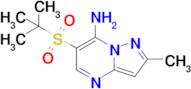 6-(Tert-butylsulfonyl)-2-methylpyrazolo[1,5-a]pyrimidin-7-amine