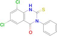 6,8-Dichloro-3-phenyl-2-thioxo-2,3-dihydroquinazolin-4(1H)-one