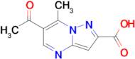 6-Acetyl-7-methylpyrazolo[1,5-a]pyrimidine-2-carboxylic acid