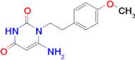 6-Amino-1-(4-methoxyphenethyl)pyrimidine-2,4(1H,3H)-dione