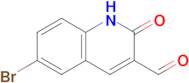 6-bromo-2-oxo-1,2-dihydroquinoline-3-carbaldehyde