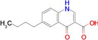 6-Butyl-4-oxo-1,4-dihydroquinoline-3-carboxylic acid