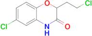 6-Chloro-2-(2-chloroethyl)-2H-benzo[b][1,4]oxazin-3(4H)-one