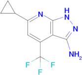 6-cyclopropyl-4-(trifluoromethyl)-1H-pyrazolo[3,4-b]pyridin-3-amine