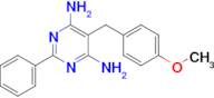 5-(4-Methoxybenzyl)-2-phenylpyrimidine-4,6-diamine