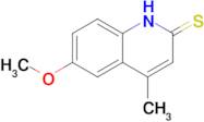 6-methoxy-4-methyl-1,2-dihydroquinoline-2-thione