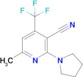 6-Methyl-2-(pyrrolidin-1-yl)-4-(trifluoromethyl)nicotinonitrile