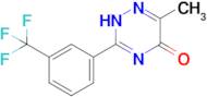 6-Methyl-3-(3-(trifluoromethyl)phenyl)-1,2,4-triazin-5(2H)-one