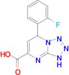 7-(2-fluorophenyl)-3H,7H-[1,2,3,4]tetrazolo[1,5-a]pyrimidine-5-carboxylic acid