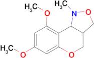 7,9-Dimethoxy-1-methyl-1,3a,4,9b-tetrahydro-3H-chromeno[4,3-c]isoxazole