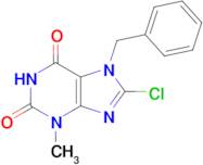 7-Benzyl-8-chloro-3-methyl-3,7-dihydro-1H-purine-2,6-dione