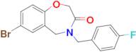 7-Bromo-4-(4-fluorobenzyl)-4,5-dihydrobenzo[f][1,4]oxazepin-3(2H)-one