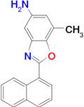 7-Methyl-2-(naphthalen-1-yl)benzo[d]oxazol-5-amine