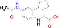 8-Acetamido-3a,4,5,9b-tetrahydro-3H-cyclopenta[c]quinoline-4-carboxylic acid