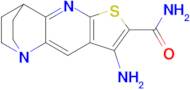 8-Amino-3,4-dihydro-2H-1,4-ethanothieno[2,3-b][1,5]naphthyridine-7-carboxamide