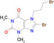 8-Bromo-7-(3-bromopropyl)-1,3-dimethyl-3,7-dihydro-1H-purine-2,6-dione