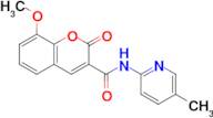 8-Methoxy-N-(5-methylpyridin-2-yl)-2-oxo-2H-chromene-3-carboxamide