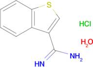 Benzo[b]thiophene-3-carboximidamide hydrochloride hydrate