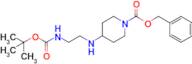 Benzyl 4-((2-((tert-butoxycarbonyl)amino)ethyl)amino)piperidine-1-carboxylate