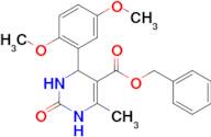 Benzyl 4-(2,5-dimethoxyphenyl)-6-methyl-2-oxo-1,2,3,4-tetrahydropyrimidine-5-carboxylate