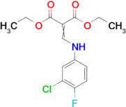 Diethyl 2-(((3-chloro-4-fluorophenyl)amino)methylene)malonate
