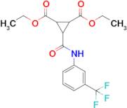 Diethyl 3-((3-(trifluoromethyl)phenyl)carbamoyl)cyclopropane-1,2-dicarboxylate