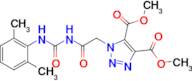 Dimethyl 1-(2-(3-(2,6-dimethylphenyl)ureido)-2-oxoethyl)-1H-1,2,3-triazole-4,5-dicarboxylate