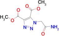 Dimethyl 1-(2-amino-2-oxoethyl)-1H-1,2,3-triazole-4,5-dicarboxylate