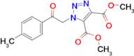 Dimethyl 1-(2-oxo-2-(p-tolyl)ethyl)-1H-1,2,3-triazole-4,5-dicarboxylate