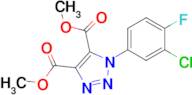 Dimethyl 1-(3-chloro-4-fluorophenyl)-1H-1,2,3-triazole-4,5-dicarboxylate