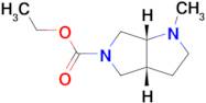 Ethyl (3aR,6aR)-1-methylhexahydropyrrolo[3,4-b]pyrrole-5(1H)-carboxylate