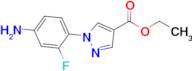 Ethyl 1-(4-amino-2-fluorophenyl)-1H-pyrazole-4-carboxylate