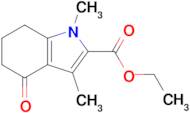 Ethyl 1,3-dimethyl-4-oxo-4,5,6,7-tetrahydro-1H-indole-2-carboxylate