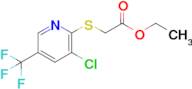 Ethyl 2-((3-chloro-5-(trifluoromethyl)pyridin-2-yl)thio)acetate