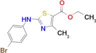 Ethyl 2-((4-bromophenyl)amino)-4-methylthiazole-5-carboxylate